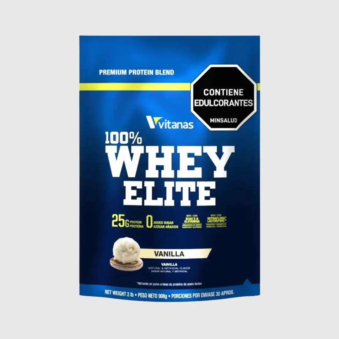 100% Whey Elite x 5 libras – Vainilla